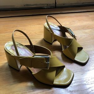 Labucq Leather Slingback Sandals